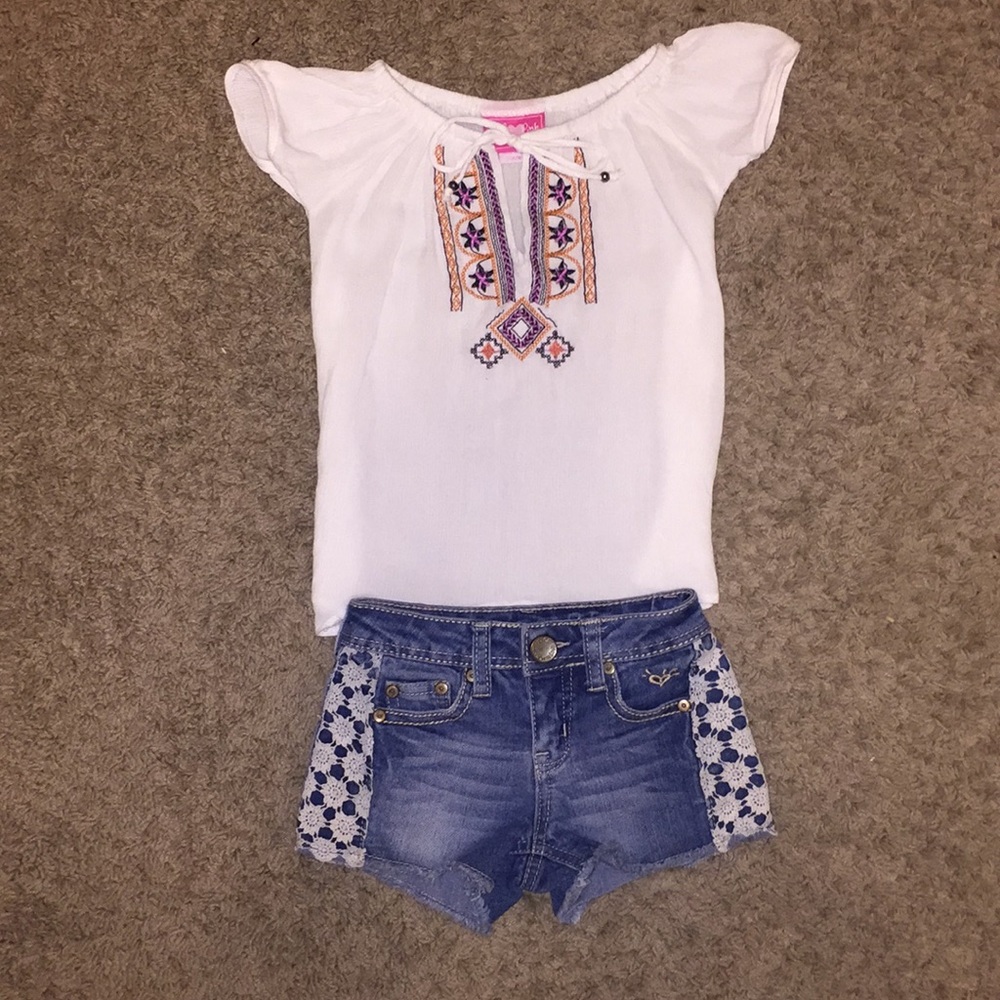 💲SOLD💲Justice/Girls❤️Pink little hippy outfit